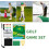 Golf set,   Battle Golf Game Set, Chipping mat with hookandloop balls, Childfriendly design 3