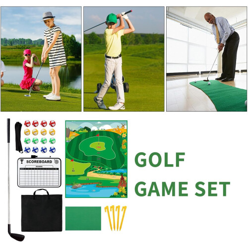 Golf set,   Battle Golf Game Set, Chipping mat with hookandloop balls, Childfriendly design 2