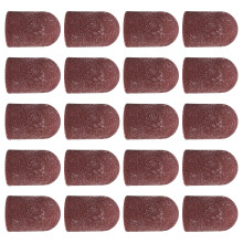 20 Stück atmungsaktive Schleifkappen, Körnung 80–180,-16x25mm