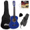 Tiger Childrens 1/2 Size Classical Guitar Package - Blue 1