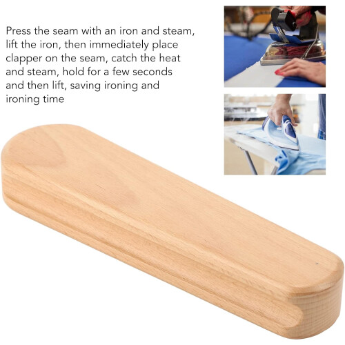 Beech Wood Quilters Clapper Multifunction Sewing Tool For Tailors Wrinkles 2