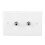 Επιχρυσωμένος σύνδεσμος καλωδίου τύπου F, πλάκα τοίχου CAT6Keystone, σύνδεση χωρίς 5