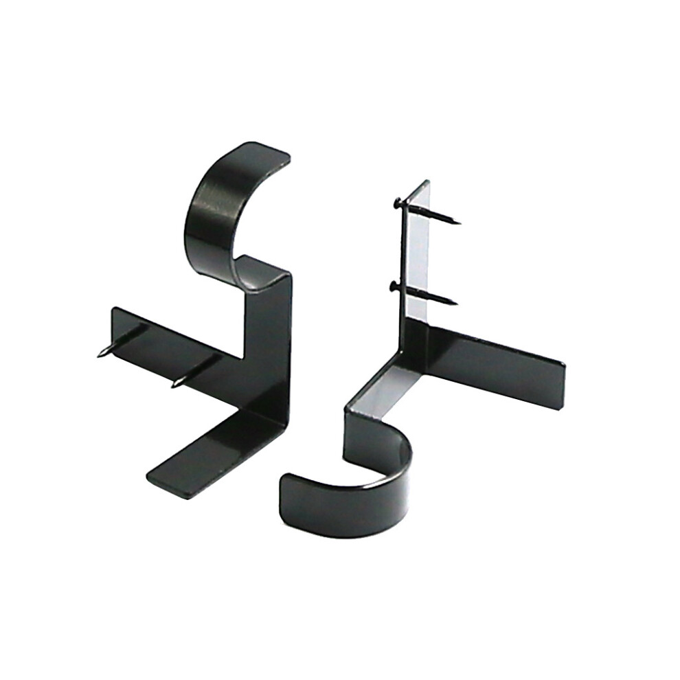 Adjustable Wall Brackets For Double Curtain Systems, Double Adjustable Brackets With Extensive Application Across Rooms, High-Strength Material And Ea 9198585922952