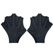 Hand Paddle for Swimming Adjustable Gloves Silicone Trainer for Adults Kids