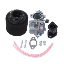 Carburador para Pit Bikes, Carburador de Reposição que Melhora o Desempenho, Compatível com Motores Lifan YX e Zongshen, Inclui Filtro de Ar para