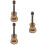 3Pcs Mini Adornos De Guitarra Para Casa 8