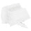 2Pcs Plástico Vila DIY Enfeite Mini Casa Neve Pintável 2