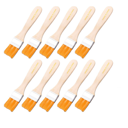 10Pcs Small Paint Brushes with Soft Bristles Include-Size 4