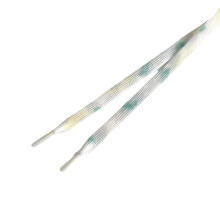 Colorful Tie Dye Shoelaces 100cm/120cm Long-Yellow green 100cm