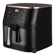 set luchtverwarmingstoestel met observatievenster en friteuse 10 l