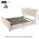 Beige Velvet 5ft King Storage Bed, Button-Tufted 2