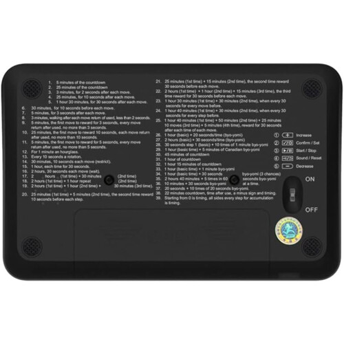 Stopwatch wall clock, multifunctional, lightweight, black, for training sessions 2