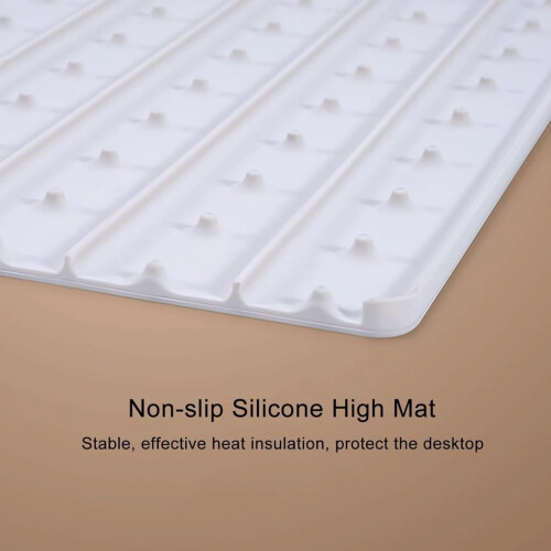 Heating Mat Heating Insulation Plate Foldable Flexible Silicone Household Dining Table Hot Bowl Heating Plate 1