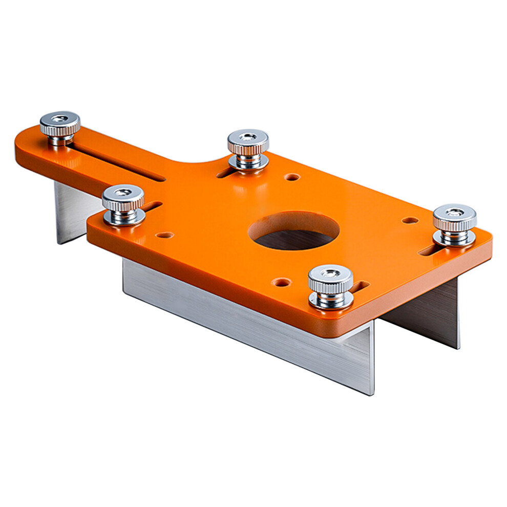 Router Slotting Bracket Plate Adjustable 72Mm Safety Stopper Fit 7754000929955