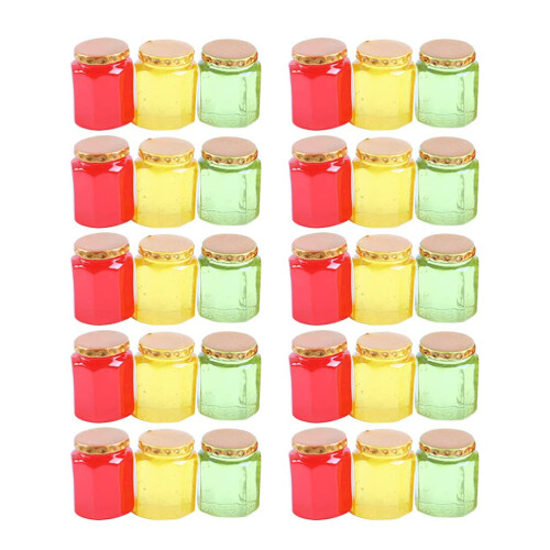 150 Unidades Mini Potes De Resina Para Casa De Bonecas 1