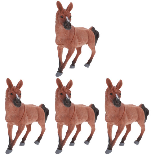 4 Unidades De Animal Plástico Brinquedo Cognitivo 1