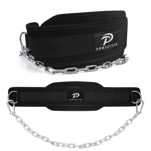 Dip belt for weightlifting
