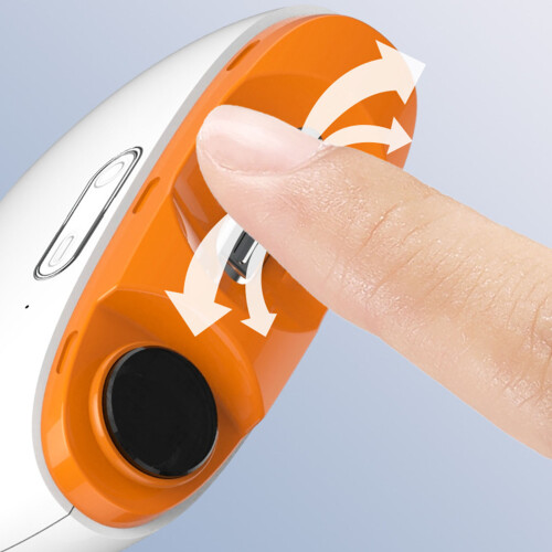 Electric Nail Trimmer with Adjustable Speeds and LED Lights 1