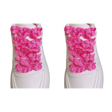 Elegant Decorative Shoe Accessories In Various Dyes-Pink 100cm