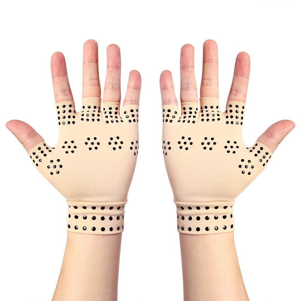 Osteoarthritis, antiarthritis with magnets, rheumatoid hand pain,  compression therapy, relieve pain and promote healing (skin colour)