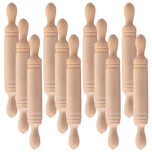 55 Peças Mini Rolo Massa Decoração Mini Casa 1