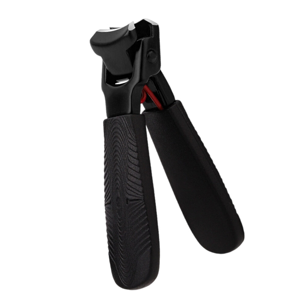 Black Anti Splinter Nail Clippers For Thick Hard Nails
