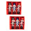 6 Unidades Soldado De Natal Madeira Nutcracker Com Cordão 7