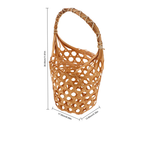 Cesta De Trançado Com Alça Para E 2
