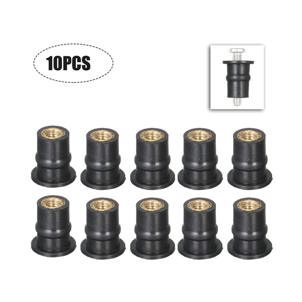 Leakage Prevention By Rubber Well Nuts, Motorcycle Accessories That Seal Bolt Holes, Universal Compatibility For Kayak, Canoe, Boat, And More, Sturdy 9554910878040