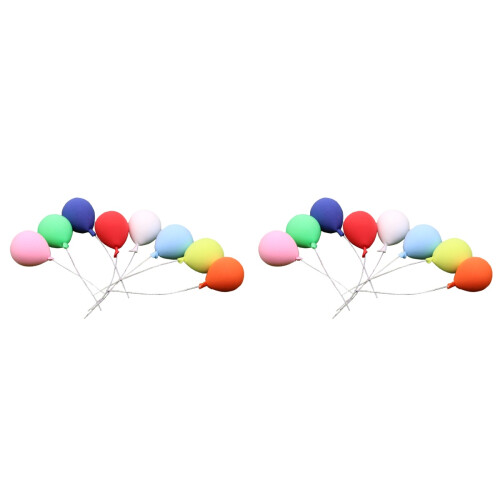 16 Unidades Enfeites De Balão Miniatura Para 2