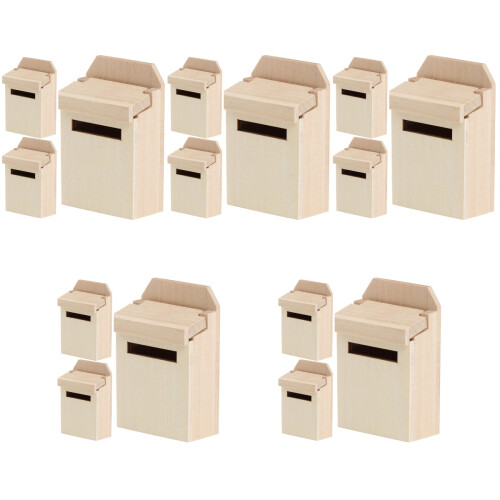 15 Unidades Miniaturas Decorativas De Correio Mini 2