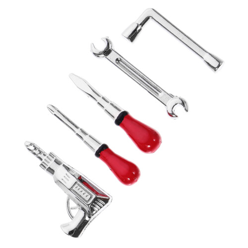 Conjunto De Ferramentas Para Casa De Bonecas Miniaturas Acessórios 2