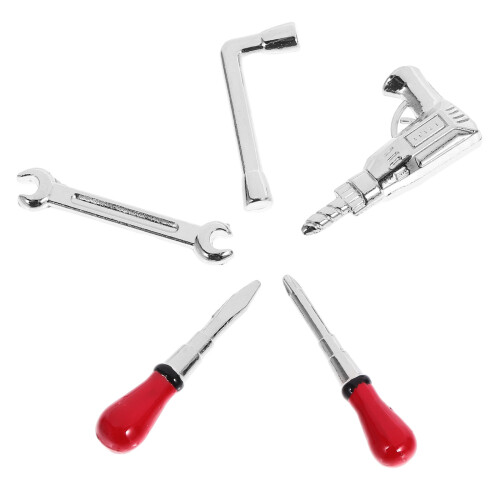 Conjunto De Ferramentas Para Casa De Bonecas Miniaturas Acessórios 1