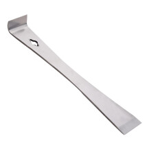 Stainless Steel Pry Bar Scraper Set Woodworker's Multi Magic Nail Puller Spatula Baseboard Trim Puller Tool White