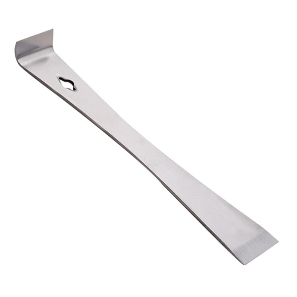 Stainless Steel Pry Bar Scraper Set Woodworker's Multi Magic Nail Puller Spatula Baseboard Trim Puller Tool White 9119770108111