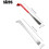 Stainless Steel Pry Bar Scraper Set Woodworker's Multi Magic Nail Puller Spatula Baseboard Trim Puller Tool White 4