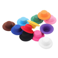 48 Peças Mini Chapéus Minimalistas Coloridos Para Bonecas E Decoração