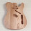 Replacement Guitar Body Kits TL E Guitar Body DIY Professional Performance Type 3