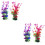 4 Pcs Artificial Plastic Aquarium Plants For Fish Tank Decoration 6