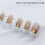 Nail Art Practice Base Transparent Acrylic Display-Transparent 3