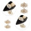 1 Pair Removable Shoe Decoration Clips for Wedding Bride-M802 3