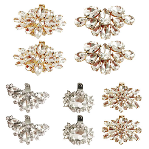 1 Pair Removable Shoe Decoration Clips for Wedding Bride-M802 1