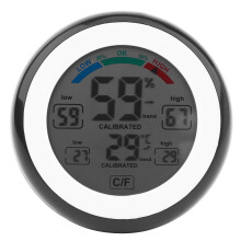 Draadloze thermometer voor binnen en buiten, geschikt voor thuis en kantoor, digitale lcd-hygrometer met gemakkelijk afleesbare comfortindex, werkt