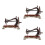 3Pcs Mini De Para Casa De 7