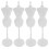 4Pcs De Vestido Com Suporte Plástico Para Noiva 1