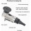 Pneumatic chamfering tool, deburring tool for metal edges, pneumatic chamfering machine, small hand grinder 2