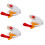 3Pcs Cozinha Utensílios Simulação Panquecas 7