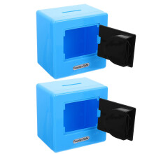 6 Unidades Mini Plástico Moedas