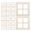 24 Pcs Janela Miniatura De Para Casa De Bonecas 1