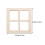24 Pcs Janela Miniatura De Para Casa De Bonecas 2